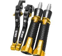 PULaif Handbrake Handlebar Motorcycle Handle Grips for Suzuki GSF1200BANDIT GSF1200 for Bandit 1996-2006 2005 2004 Brake Clutch Lever Accessories Multicolor(Yellow)