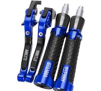 PULaif Handbrake Modified Parts Motorcycle for H-ONDA ST1300A ST 1300A 2003 2004 2005 2006 2007 Adjustable Brake Clutch Lever Handle Grips Multicolor(Blue)