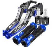 PULaif Handbrake Motorcycle Brake Clutch Lever Set Brake Lever for Suzuki RV125 RV 125 2003-2016 2015 2014 2013 2012 2011 2010 2009 2008 Multicolor(Blue)