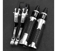 PULaif Handbrake Motorcycle Brake Lever Handle for Kawasaki Z1000 R Z1000SX Z 1000 R Z1000 SX 2017 2018 2019 Motorcycle CNC Extendable Foldable Pivot Clutch Multicolor(Silver)