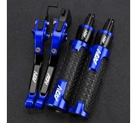 PULaif Handbrake Motorcycle Handlebar Handle Grips for H-ONDA ADV150 ADV350 ADV 150 350 2019-2020 Extendable Brake Clutch Lever Accessories Multicolor(Blue)