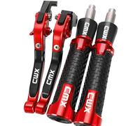 PULaif Handbrake Motorcycle Handlebar Handle Grips for H-ONDA CMX500 CMX300 2017-2021 2020 Extendable Brake Clutch Lever Accessories Multicolor(Black- Silver)