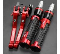 PULaif Handbrake Motorcycle Universal Adjustable for H-ONDA TRANSALP 600 VM TRANSALP600 VN TRANSALP 600VM/VN 1991 1992 Clutch Brake Master Levers Kit Multicolor(Black- Silver)