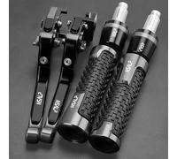 PULaif Handbrake Universal Motorcycle Adjustable for H-ONDA TRANSALP 600 VM TRANSALP600 VN TRANSALP 600VM/VN 1991 1992 Clutch Brake Master Levers Kit Multicolor(Grey)