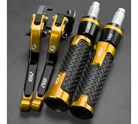 PULaif Handbrake Universal Motorcycle Adjustable for H-ONDA TRANSALP 600 VM TRANSALP600 VN TRANSALP 600VM/VN 1991 1992 Clutch Brake Master Levers Kit Multicolor(Yellow)