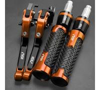 PULaif Handbrake Universal Motorcycle Adjustable for H-ONDA TRANSALP 600 VM TRANSALP600 VN TRANSALP 600VM/VN 1991 1992 Clutch Brake Master Levers Kit Multicolor(Orange)