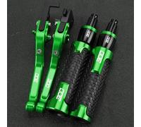 PULaif Handbrake Universal Motorcycle Adjustable for Kawasaki Z300 for VERSYS300X Z300 for VERSYS 300 X 2008 2009 2010-2019 Clutch Brake Master Levers Kit Multicolor