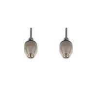PULaif Keyless Hand Drill Chuck, Hex Shank Drill Chuck Adapter Conversion Tool 0.3-3.4mm 2.35mm Round Shank(2 Set of (2.35mm))
