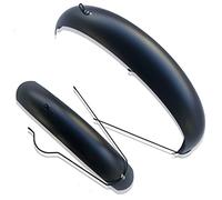 PULaif Mud guards, Bike Mudguard Set Snow Bike Mudguard 26 * 4.0 Bikes Accessories Fat Bicycle Fender Front/Rear Full Encirclement Wings For Bicycles (Color : Black)