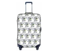 PULaif Piggy Travel Box Protective Cover,Travel Luggage Cover,Suitcase Protector Fits 18-32 In,Suitcase Cover, Green Leaf Koala, L