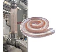 PULaif PU Polyurethane Hose, 1m/3.3ft Flexible Collection Lawn Mower Dust Collection Hose(Dia-15.7 Inch(400mm))