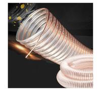 PULaif PU Polyurethane Hose, Flexible Hose for Dust Extraction & Chip Collection, Internal Diameter 12-1 Inch(L 1m(3.3 Ft),Dia 60MM (2.4 Inch))