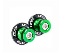 PULaif Stand Screws 2 Pcs For KAWASAKI ZH2 Z H2 Zh2 2019-2020 -2022 Motorcycle Accessories M8 Swingarm Spool Slider Stand Screws for everyone (Color : Green)