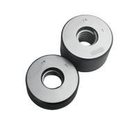 PULaif Thread Ring Gauge, 1 Set 7e Left Hand Non-Standard Trapezoidal Thread Ring Gauge TR8 to TR30(Tr22X2 7e T Z)