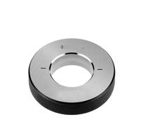 PULaif Thread Ring Gauge, Measuring Tool Metric Smooth Ring Gauge Dia 1-60mm ±0.003(18mm)