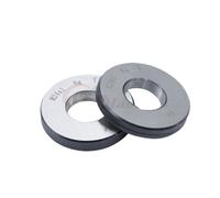 PULaif Thread Ring Gauge, Metric Thread Ring GO-NOGO 6g/6H Gauge M18 M20 M22 M24 Pitches 0.75-3 Multicolor Pack Of 2(Black)