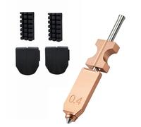 Pulchra 0.4MM AD5X Nozzle Hot End, Upgrade All Metal Quick Release Hotend Kit for Flashforge AD5X 3D Printer Accessories mit 2 Silicone Cover and 2 Silicone Nozzle brushes