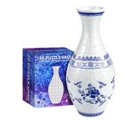 Pulchra 3D Puzzles Vase for Adults 160PCS Curved Plastic DIY Unique Flower Vase Crafts for Adults House Warming Gift for Flowers Arrangements and Home Decoration