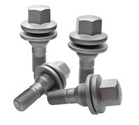 Pulchra 4PCS Wheel Bolts Nuts for Citroen C2 C3 C4 C5 Peugeot 206 207 308 407,Thread M12 x 1.25