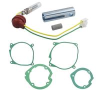 Pulchra 5PCS 12V 2KW 3KW Glow Plug Diesel Heater Set, Air Diesel Parking Heater Repair Kit with Pin Glow Plug + 4 Gaskets + Filter, 12V Ceramic Glow Plug Repair Kit for Eberspacher D2 D4, D4S or Other