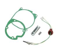 Pulchra 5PCS 12V Glow Plug Diesel Heater Set, Air Diesel Parking Heater Repair Kit with Pin Glow Plug + 2 Gaskets + Filter, 12V Ceramic Glow Plug Repair Kit for Eberspacher D2 D4, D4S, Other glow plug