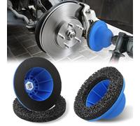 Pulchra Wheel Hub Grinder Car Wheel Hub Cleaning Brush with 150mm Grinding Wheel Rust Grinding/Cleaning Rotor/Wheel Surface Polish Clean for Cordless/Air Drill (Blue)