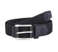 Pulcykp Breathable Unisex Belt Outdoor Nylon Canvas Retro Stretch Braided Spot Elastic Belt Black 130cm