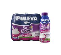 Puleva 6 Units Pack. Light Mornings skimmed Milk Without Lactose - 1 L.