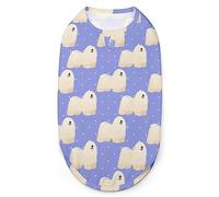 Puli Dog Pattern Dog Shirts Summer Pet T-Shirts Soft Sleeveless Tank Top Pet Clothes for Small Puppy and Cats