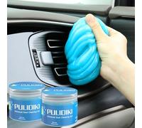 PULIDIKI Car Cleaning Gel Car Cleaning Putty Car Putty Auto Detailing Tools Car Slime Cleaner Dust Cleaning Gel for Car Interior Cleaner Car Cleaning Supplies Cleaning Kit Car Accessories Blue 2Pack