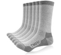 PULIOU Socks for Men Women, Lightweight Merino Wool Hiking Socks Moisture Wicking Breathable Cushion Socks for Walking Running Outdoor, Multipack,3 pairs