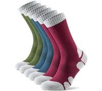 PULIOU Socks for Men Women, Lightweight Merino Wool Hiking Socks Moisture Wicking Breathable Cushion Socks for Walking Running Outdoor, Multipack,3 pairs