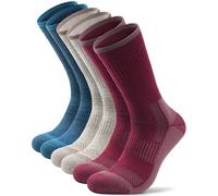 PULIOU Socks for Men Women, Lightweight Merino Wool Hiking Socks Moisture Wicking Breathable Cushion Socks for Walking Running Outdoor, Multipack,3 pairs