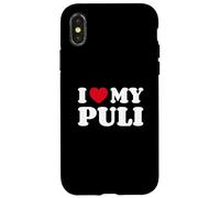 Pulis I Love My Puli Dog Owner Heart Case for iPhone X/XS