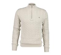 Pull 1/2 Zip Cable Knit Gant Marron S