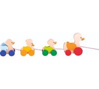 GoKi Wooden Pull Along Duck Family