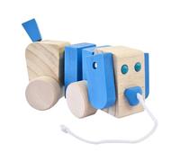 Pull Along Toy - Interactive | Educational Puppy Walking Companion, Toddler Development Playtime Accessory For Boys Girls Kids Preschoolers Indoor Outdoor Adventures Rope Traction Dog Fun Learning