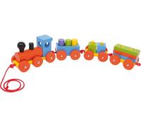 Pull Along Trains Locomotive Loco Carriage Wooden Baby Gift Toys