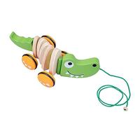 Pull Along Walking Toys Birthday Gift Push and Pull Toy for 1 2 3 4 Years Old Crocodile