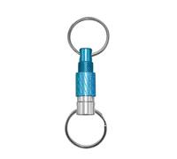 Pull Apart Keychain Quick Releases Separate Keyrings Two Split Rings Metal Detachable Keychain Quick Detachable