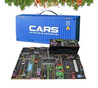 Pull Back Car Set, 24 Pieces Die-Cast Pocket-Sized Vehicles, Boys Girls Small Toy Cars, Preschool Pupils Students Children Playset for Bedroom Entertainment and Educational Fun