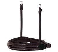 Pull-back leather Horse cheek pieces BR Equitation Lacquer