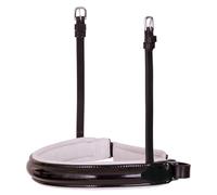 Pull-back leather Horse cheek pieces BR Equitation Lacquer