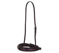 Pull-back leather Horse cheek pieces with uprights BR Equitation