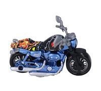 Pull Back Motorcycle Model Toy - High Simulation Alloy Design for Kids Over 3 Years - Perfect for Indoor and Outdoor Play - 1 Unit (Blue)