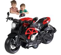Pull Back Motorcycle, Motorcycle Toy Pull Back, Realistic Inertial Motorcycle Model Toy | Colorful Flashing Lights, Fantastic Engine Sound, Decorations