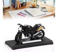 Pull Back Motorcycle Toy Shock Absorbing Design Alloy Model for Kids Black As Gift Collector