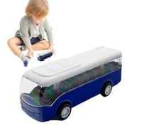 Pull Back, Pull Back School Bus - Pull The Vehicle | Baby Rubbing Propulsion Metal Bus Removal Vehicles for Boys 3-5 Years Old