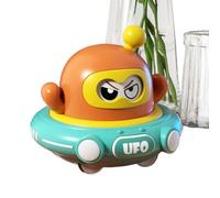 Pull Back Toy - Cute Pull Back Spaceship Inertial Toy for Kids - Change Face Educational Games for Kids Boys Toddler Preschool Birthday Yard Bedroom Floor Playground Patio Backyard