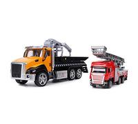 Pull Back Vehicle Model Highly Simulation Car Toy with Light and Sound Effect for Children Play and Collection 21 X 13.5 X 6cm (#1)